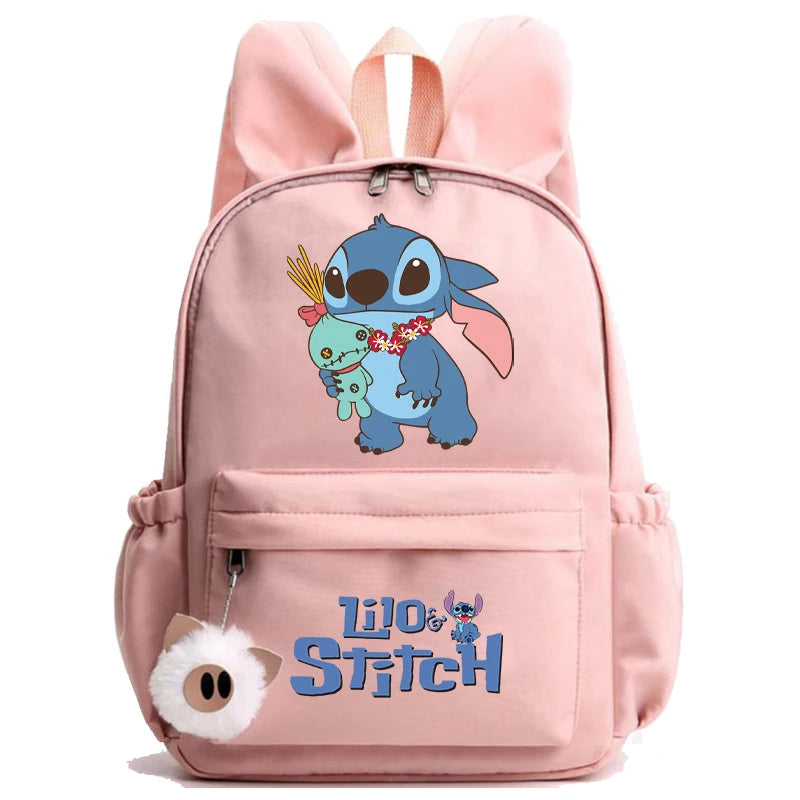 Disney Stitch Backpack for School Girl Boy Student Teenager Children Rucksack Women Casual Mochila Bags Kids Birthday Gifts Toys