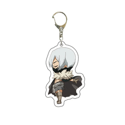 6CM Anime Dr.Stone Acrylic Keychain Model Cosplay Charm Characters Ornament Accessories Goods Collection Gifts