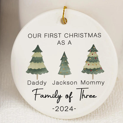 Custom Christmas Gifts Christmas Ornament Tree Decorate Keepsake Decoration Personalized Married Ornament wedding ceremony