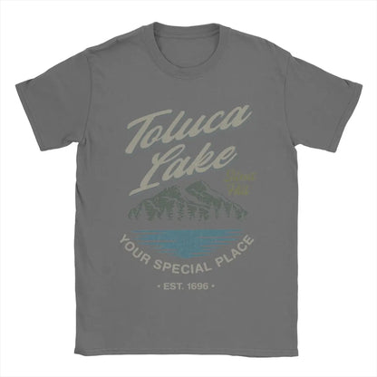 Men's Toluca Lake Silent Hill T Shirts Pure Cotton Clothing Novelty Short Sleeve O Neck Tee Shirt Summer T-Shirts