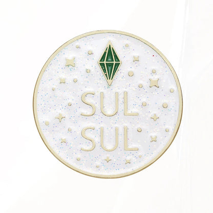 Brooch Custom Sul Sul Role Playing Game Pines Lapel Badges Funny Jewelry Gift for Kids Friends The Sims Games Glitter Enamel