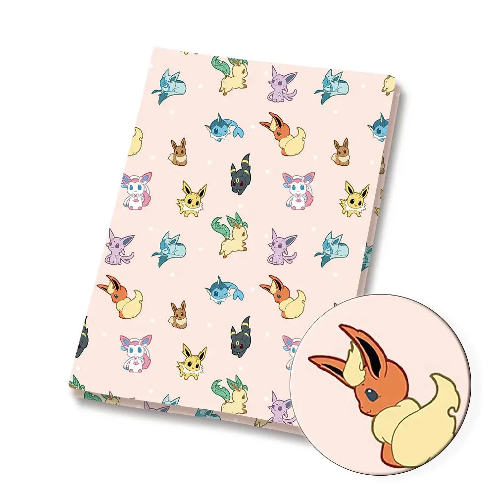 Pokemon Cartoon Fabric140*50cm Handmade Sewing Patchwork Quilting Baby Dress Home Sheet Printed Fabric Fabric Sewing Kids