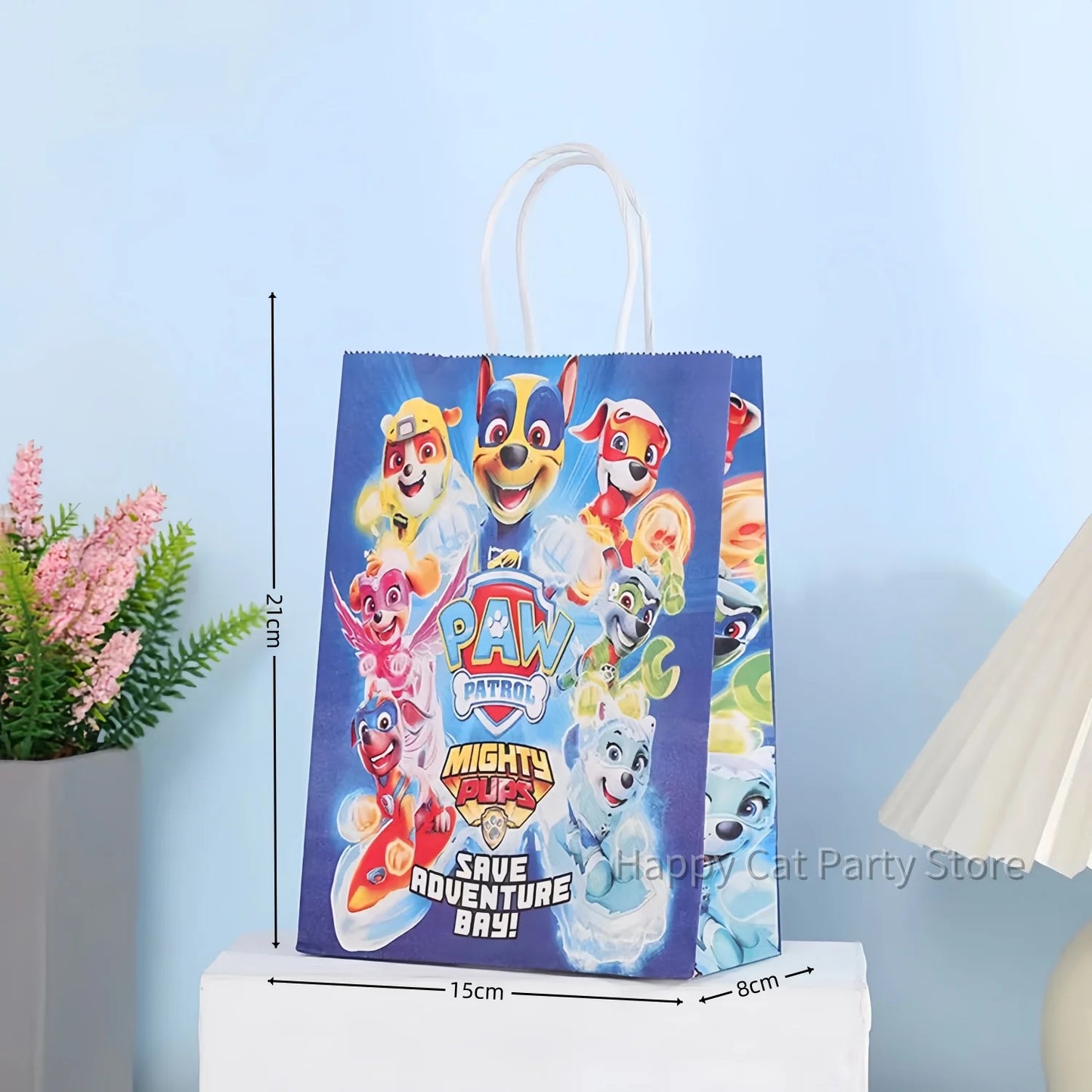 PAW Patrol Paper Gift Bags Birthday Decor dog skye candy Bag Patrol paw Biscuit Package boys Girls Favors Gifts Party Supplies