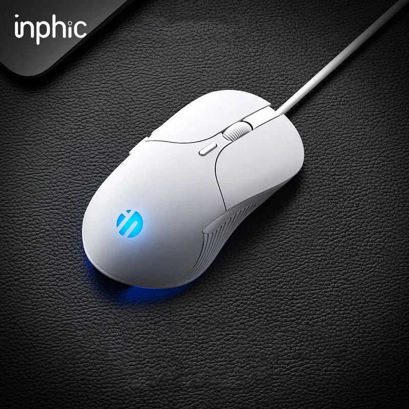 INPHIC B2 USB Wired Mouse Silent Office Gaming Mouse for PC and Laptops