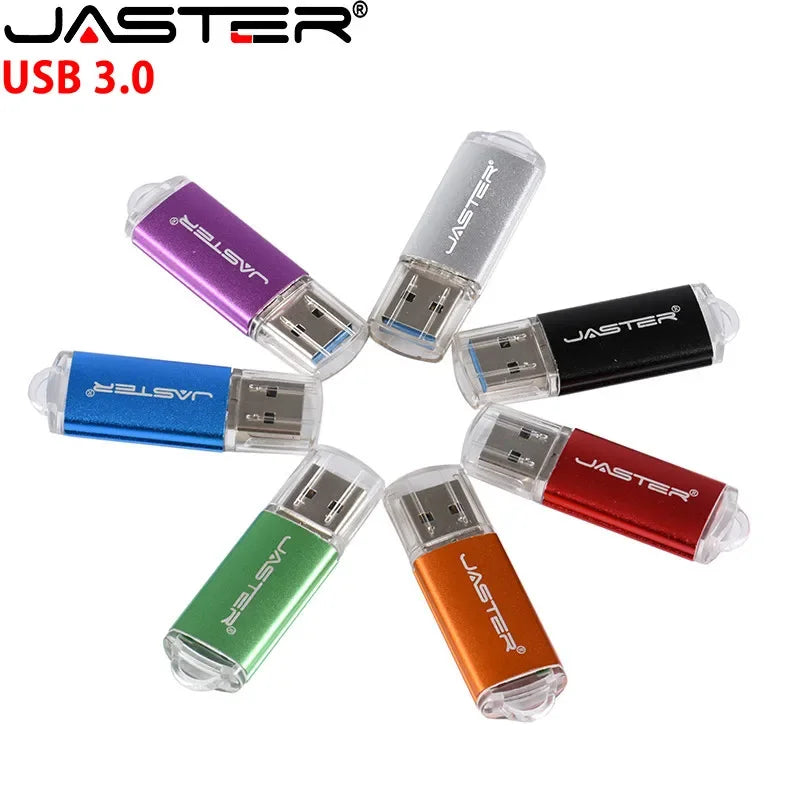 Black USB 3.0 Flash Drive 128GB High Speed Pen Drive 64GB Free Key Chain Memory Stick  32GB Plastic Metal Blue USB Stick 16GB