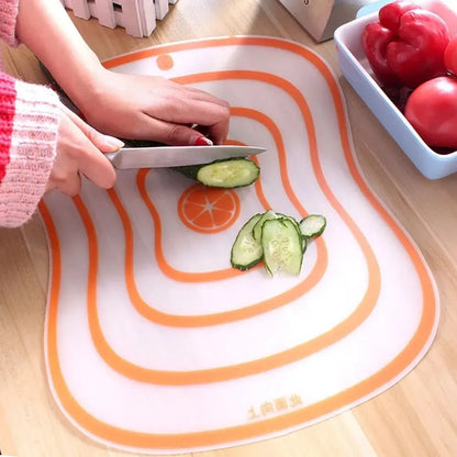 1pc, Cutting Board, Kitchen Plastic Cutting Board, Transparent Cutting Board, Non-slip Vegetable Meat Cutting Board, Chopping Bl