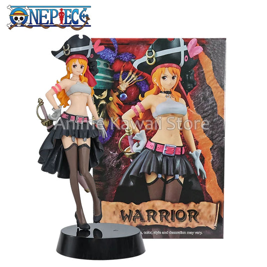 20cm Anime Figure One Piece DXF Nami PVC Action Figures Cartoon Collection Model Toy Children Kids Halloween Gift