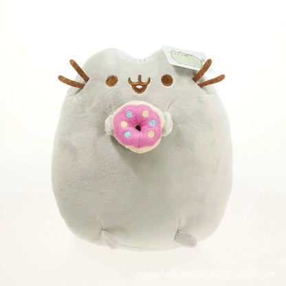 15cm Pusheenes Kids Kawaii Plushes Toys Cute Cartoon Figures The Moon Biscuits Donut Cats Bedroom Decoration Birthday Gifts New