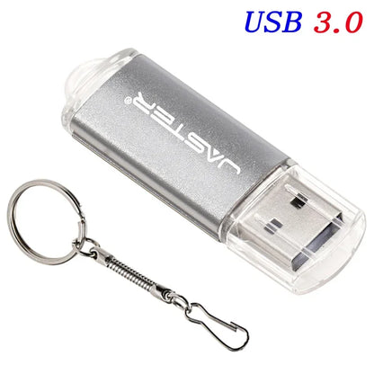 Black USB 3.0 Flash Drive 128GB High Speed Pen Drive 64GB Free Key Chain Memory Stick  32GB Plastic Metal Blue USB Stick 16GB