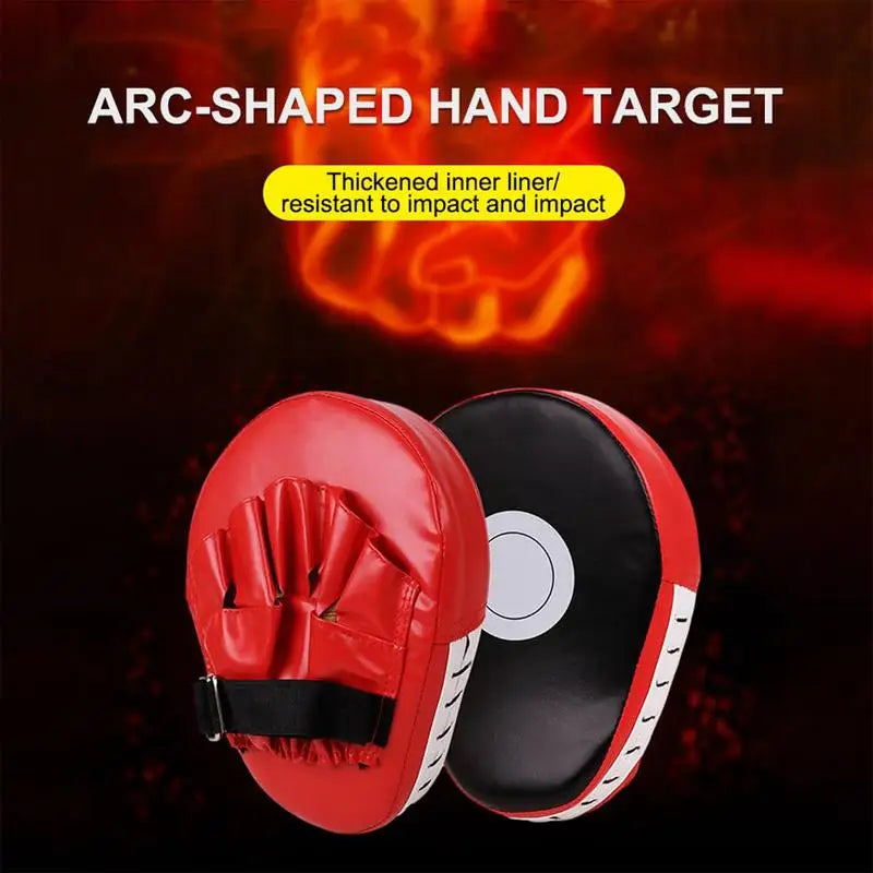 1PC Kick Boxing Gloves Pad PU Leather Punch Target Bag For Adults Kids MMA Karate Muay Thai Free Fight Training Equipment