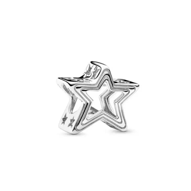 Disney 2024 new fashion creative star beads suitable for women's senior exquisite charm jewelry accessories jewelry wholesale