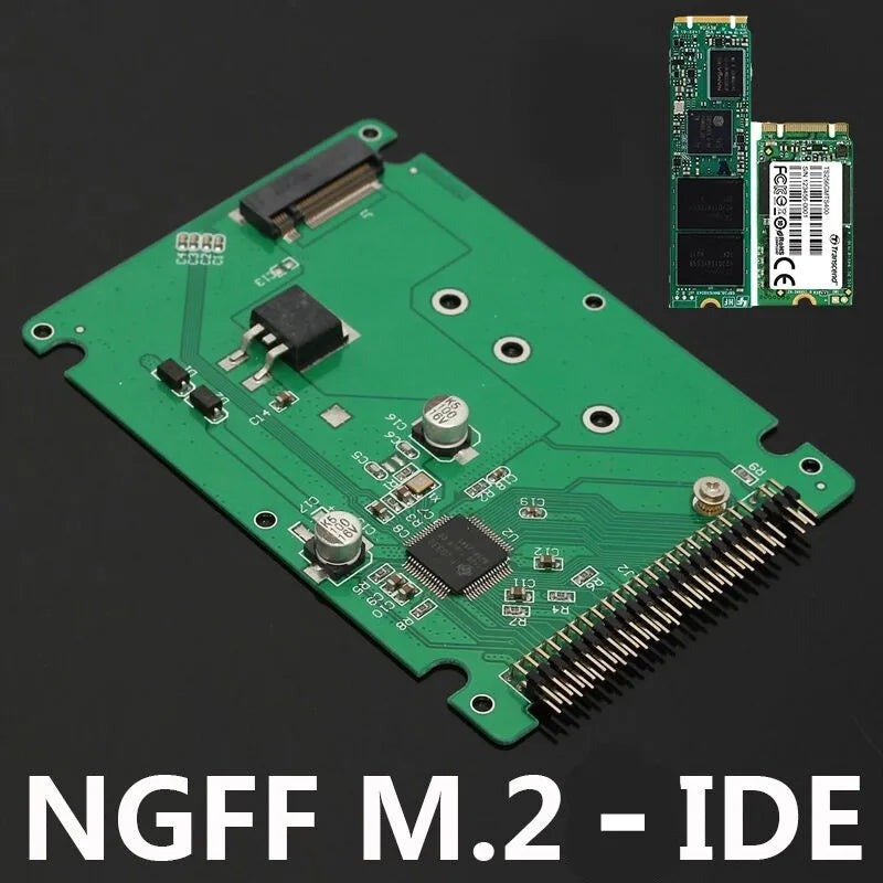 M2 IDE Adapter 44 Pin M.2 NGFF SATA SSD to 2.5 IDE SATA SSD Converter SATA Adapter Card Adaptor Convertor B+M Key