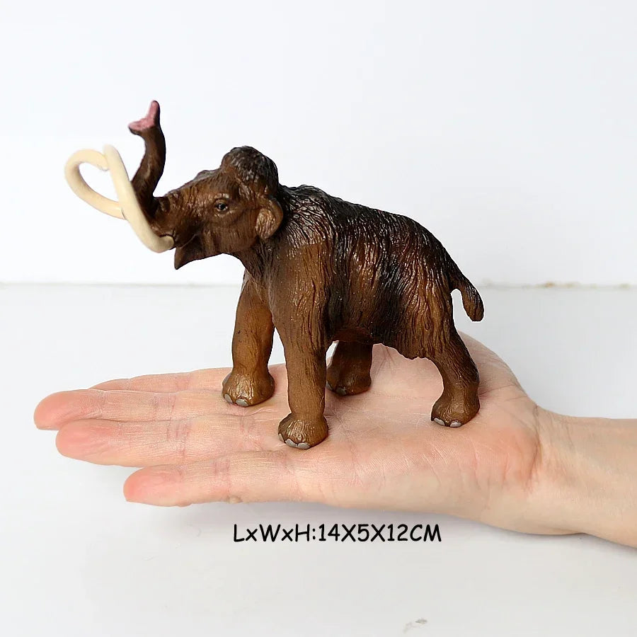 Wild Animal Figures Elephant Toy Mammoth Figurines Action Figure jungle Models Plastic Animals for Children Toys for Kids Gifts