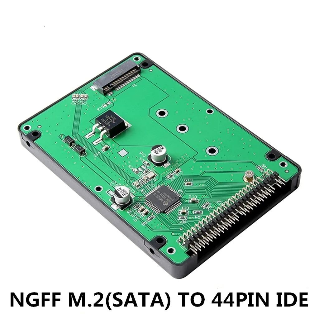 M2 IDE Adapter 44 Pin M.2 NGFF SATA SSD to 2.5 IDE SATA SSD Converter SATA Adapter Card Adaptor Convertor B+M Key