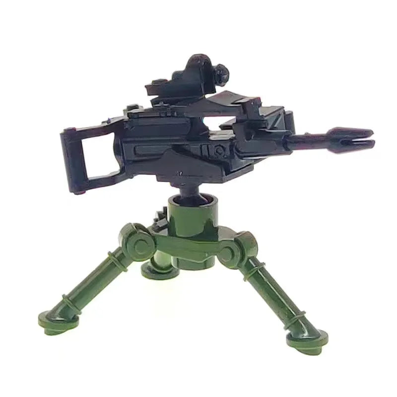 WW2 Military Building Blocks Solider Figures Gifts Weapons Machine Guns Equipments Accessories RPG MK19 Gatling NSV Mortar MOC