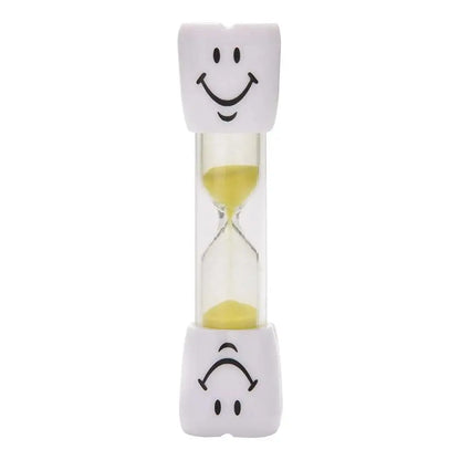 Creative Smiling Face Hourglass Sand Clock for Cooking Brushing Teeth 3 Minutes Sands Timer Sandglass for Children Kids Gift