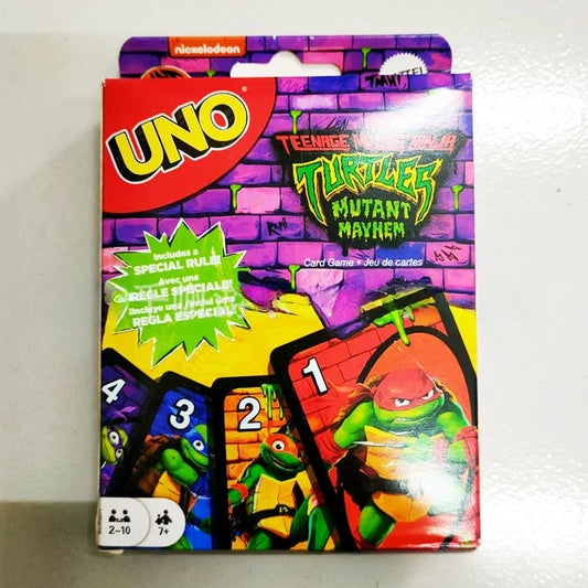 Mattel Games UNO Teenage Mutant Ninja Turtles Mutant Mayhem Card Game for Kids & Family Nights, Parties, Travel, Camping & More