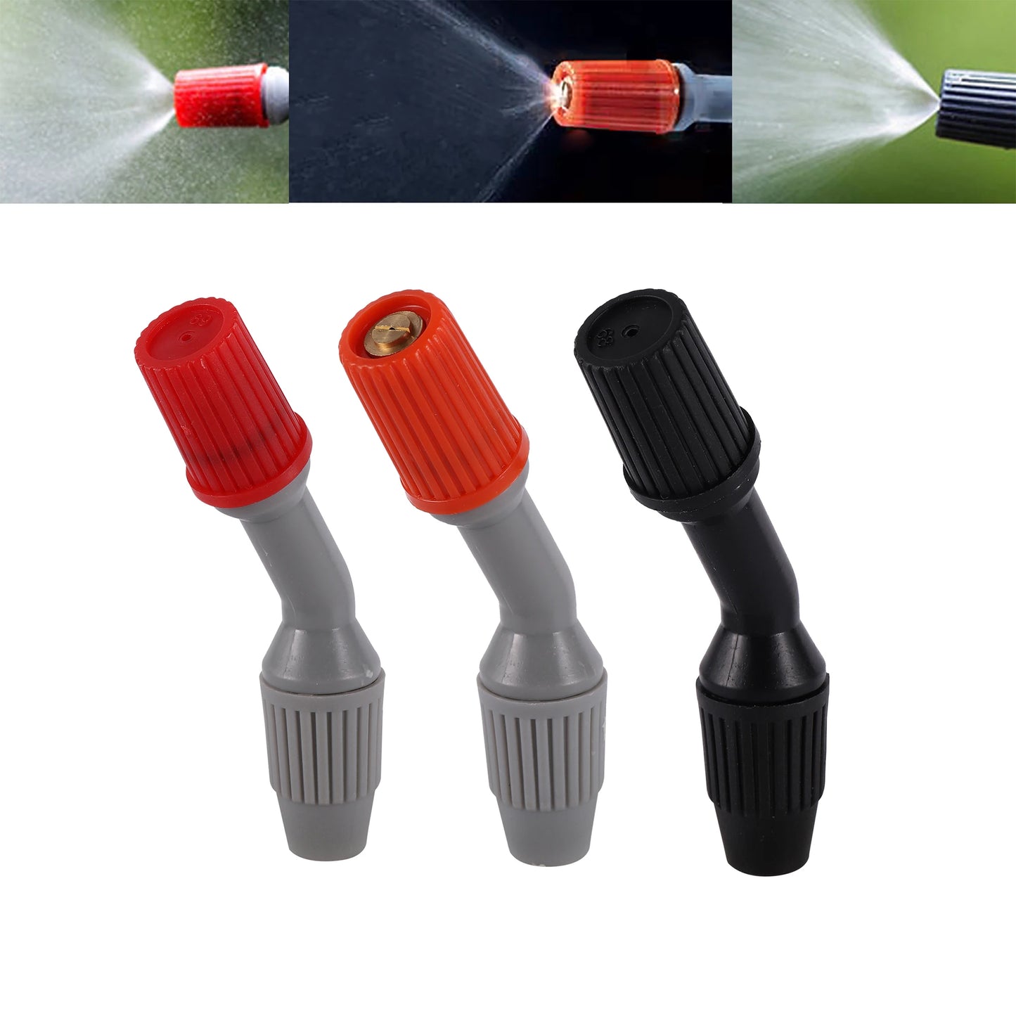 1/4" Garden Hose Nozzle Adjustable High Pressure Sprayer Garden Irrigation System Atomizer Suitable for Watering Plants Car Wash