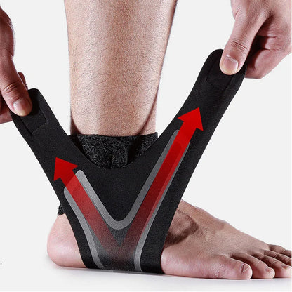 1PC Sports Compression Ankle Support Ankle Stabilizer Brace Tendon Pain Relief Strap Foot Sprain Injury Wrap Basketball Football