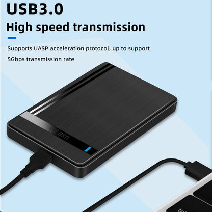 TISHRIC External HDD Case Hard Drive Box USB 3.0 2.5 Inch SATA 3.0  Mobile HDD Enclosure Support UASP for PC Laptop