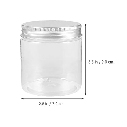 6 Pcs Aluminum Lid Mason Jars Food Storage Container Houehold Containers Portable Glass Lids Bottle Honey Sealed