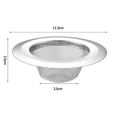 Kitchen Sink Strainer Stainless Steel Sink Funnel Anti Blocking Sink Dishwasher Basin Floor Drain Sewer Hair Strainer