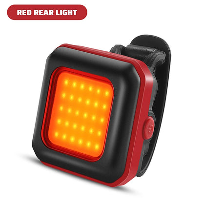 WEST BIKING Bicycle Front Rear Light COB Lamp Beads IPx45 Waterproof Charging Cycling Taillight LED Lantern Bike Accessories