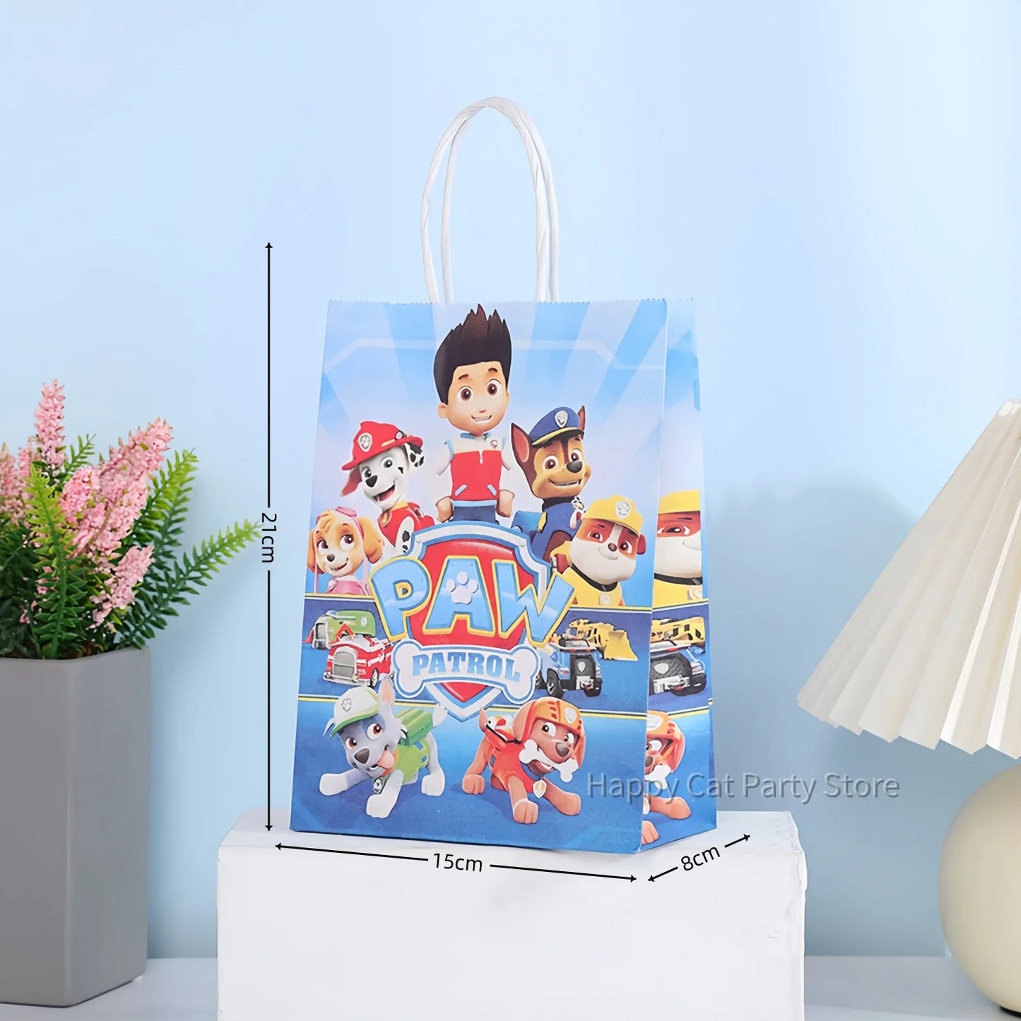 PAW Patrol Paper Gift Bags Birthday Decor dog skye candy Bag Patrol paw Biscuit Package boys Girls Favors Gifts Party Supplies