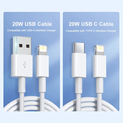 NNBILI PD 20W Charger Cable For iPhone 14 13 12 11 Pro Max 8 Plus USB Type C To Fast Charging Data Line Accessories