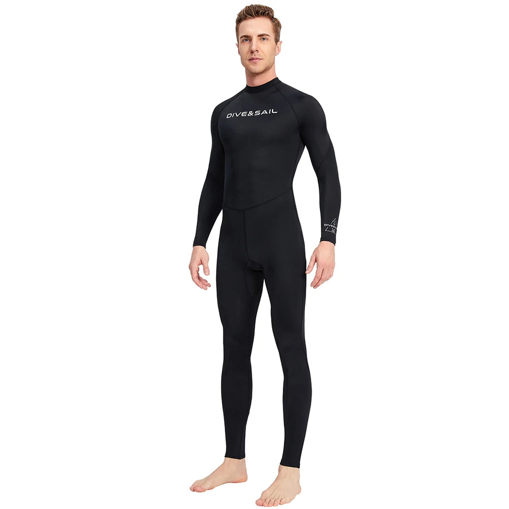 Men Diving Protection Clothes Cold Proof Sunscreen Snorkeling Surfing Swimsuit Warm with Zipper Anti-scratch Outdoor Accessories