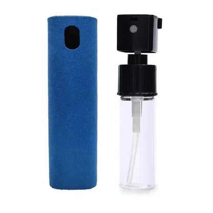 2 in 1 Mini Screen Cleaner Spray Bottle Portable Reusable Mobile Phone Tablet PC Laptop Screen Dust Remover Microfiber Cleaners