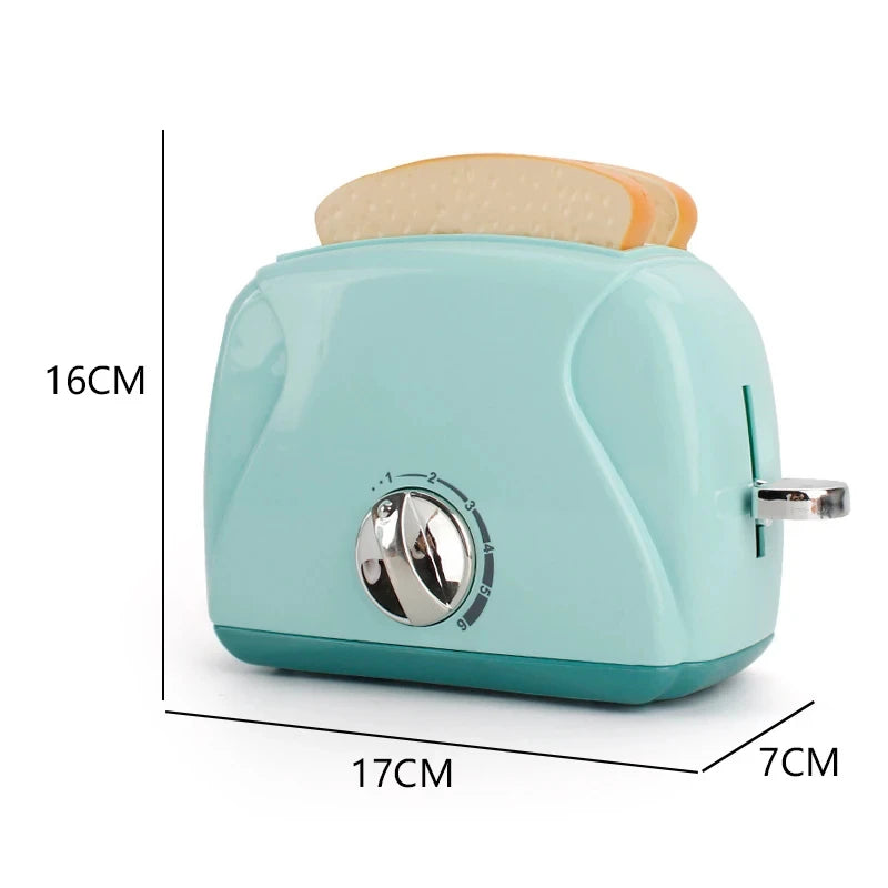 Kids Kitchen Toy Simulation Washing Machine Bread Maker Oven Microwave Girls Play House Role Play Interactive Toys for Children