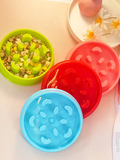 1 Pet bowl Dog Slow food bowl Anti-choke pet food bowl Dog bowl Cat bowl Dog rice bowl Dog food bowl for cats and dogs