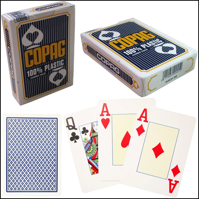 Premium Plastic Poker Cards Texas Playing Cards Standard Sealed Decks Magic Dmagic Waterproof Big Number Poker Gift Collection