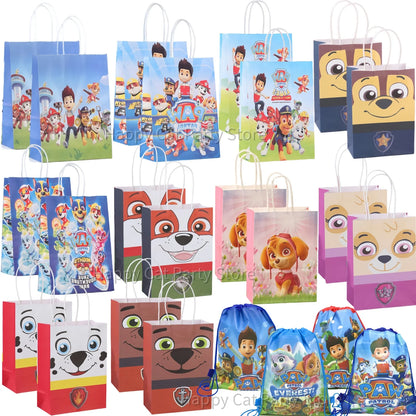 PAW Patrol Paper Gift Bags Birthday Decor dog skye candy Bag Patrol paw Biscuit Package boys Girls Favors Gifts Party Supplies