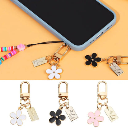 Gift Decoration Women Charm Pendant for Purse Bag Charm Keyring Flower Key Chain Keychains