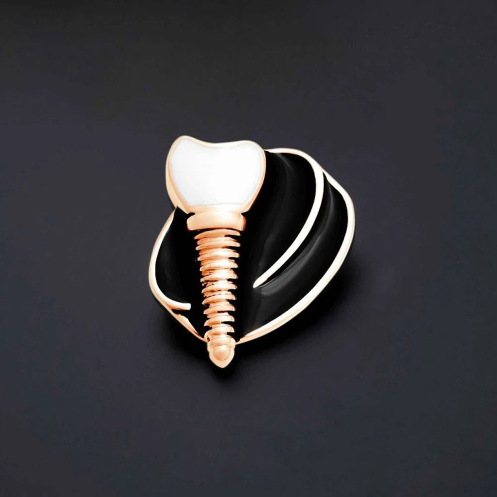 Hanreshe New Dentist Dental Brooch Pin Medical Lapel Backpack Enamel Badge Jewelry Accessories for Dentist Nurse