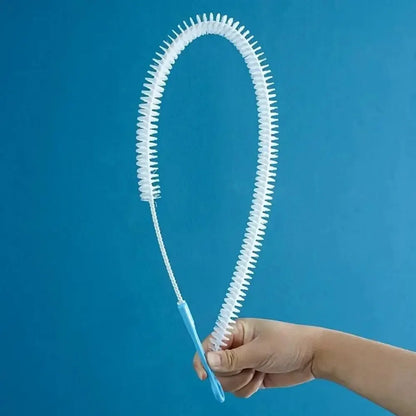 Pipe Dredging Brush Bathroom Sewer Hair Remove Sink Cleaning Brush 48/71cm Drain Cleaner Bendable Flexible Cleaning Tools