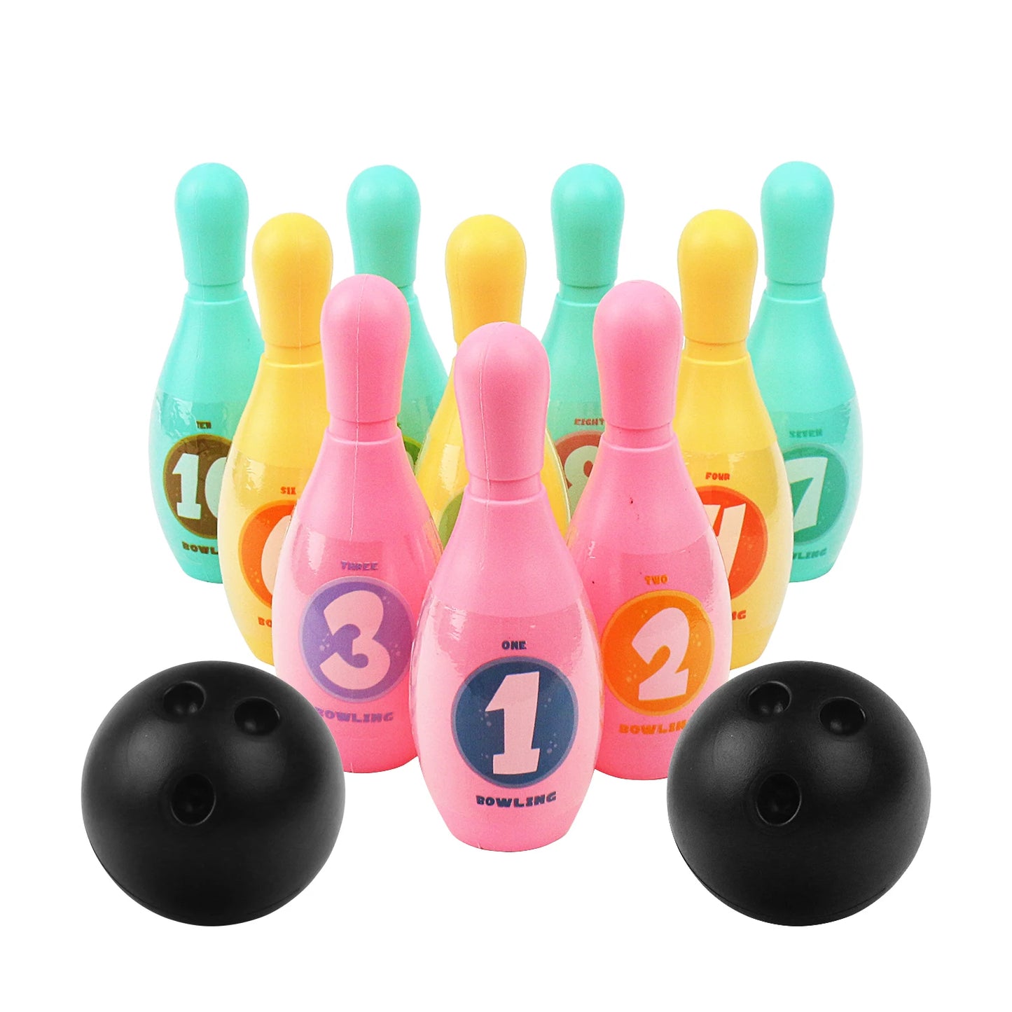 Children's bowling toy set, parent-child sports toys, outdoor entertainment