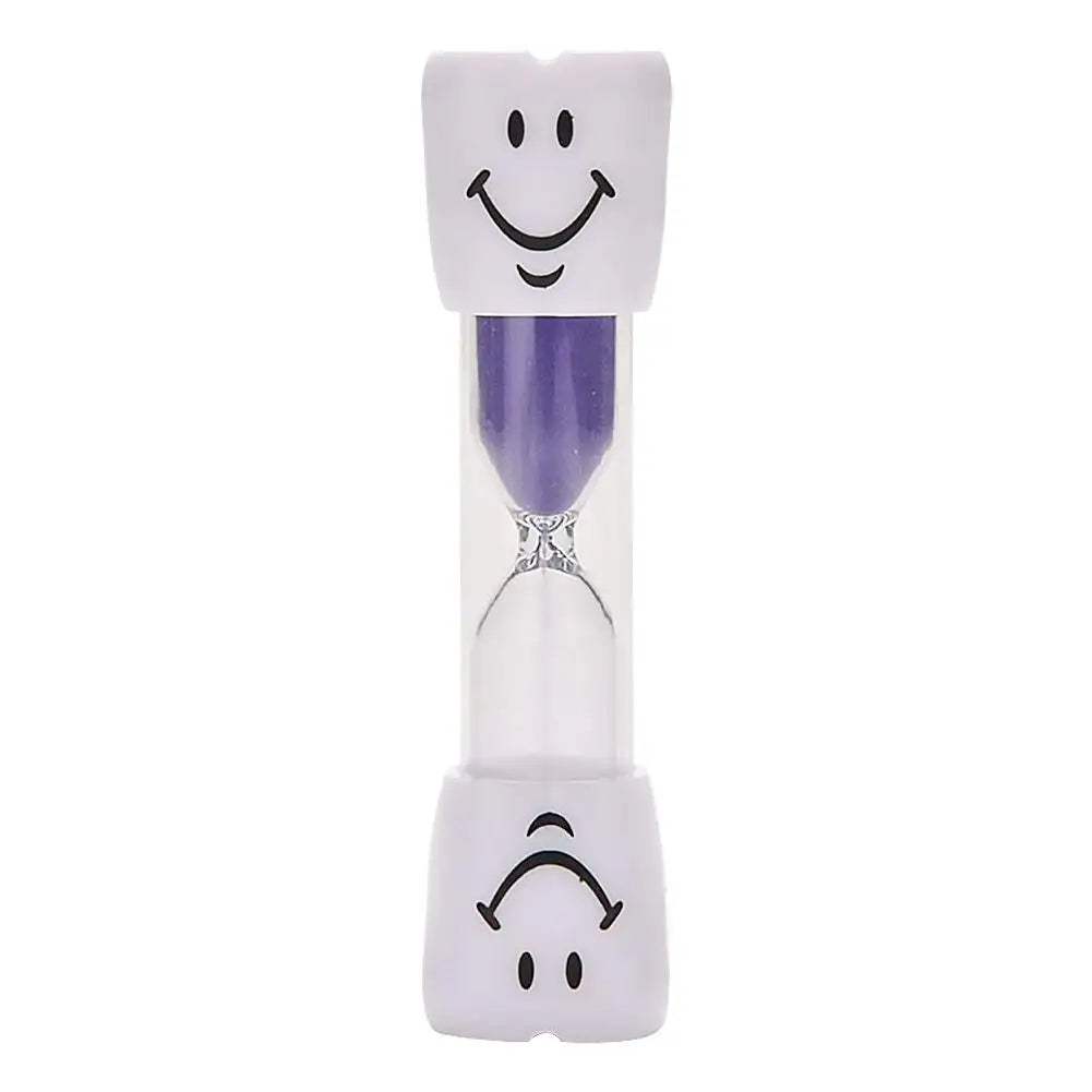 Creative Smiling Face Hourglass Sand Clock for Cooking Brushing Teeth 3 Minutes Sands Timer Sandglass for Children Kids Gift