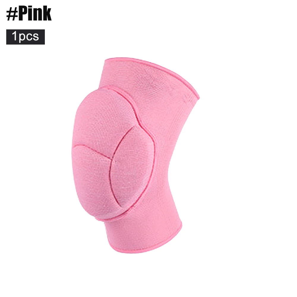 1Pcs Kneepads Thick Sponge Anti-Slip Collision Avoidance Knee Sleeve Football Jogging Wrestling Basketball Volleyball Women Men