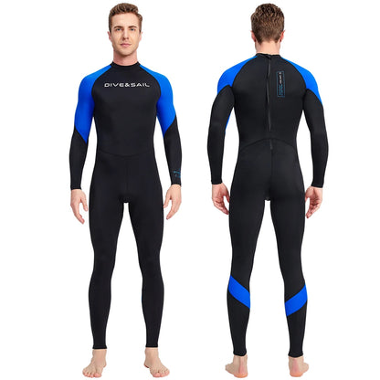 Men Diving Protection Clothes Cold Proof Sunscreen Snorkeling Surfing Swimsuit Warm with Zipper Anti-scratch Outdoor Accessories