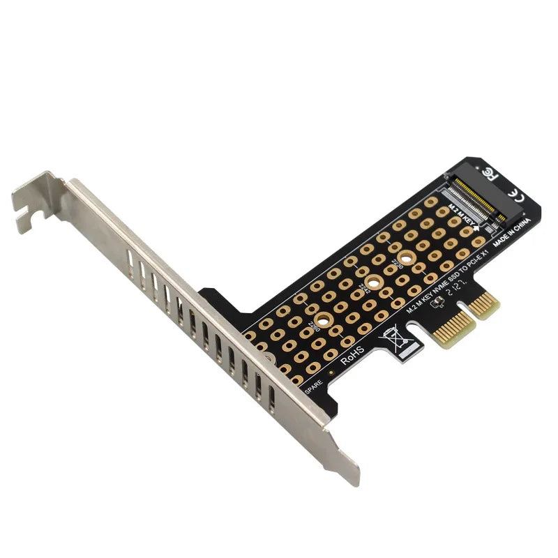 M.2 NVME to PCIe 4.0 Adapter Card 32Gbps M-Key PCIe4.0 X1 X4 X8 X16 Interface with Heat Sink for SSD 2230/2242/2260/2280