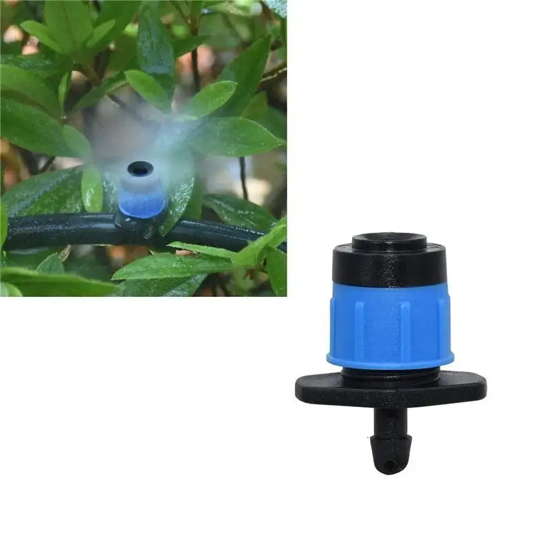 50PCS/100PCS Garden Watering Sprinklers Full-circular Adjustable Fountain Nozzle Adjustable Scattering Spray Mushroom Dripper