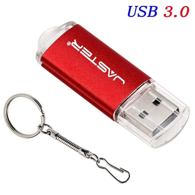 Black USB 3.0 Flash Drive 128GB High Speed Pen Drive 64GB Free Key Chain Memory Stick  32GB Plastic Metal Blue USB Stick 16GB