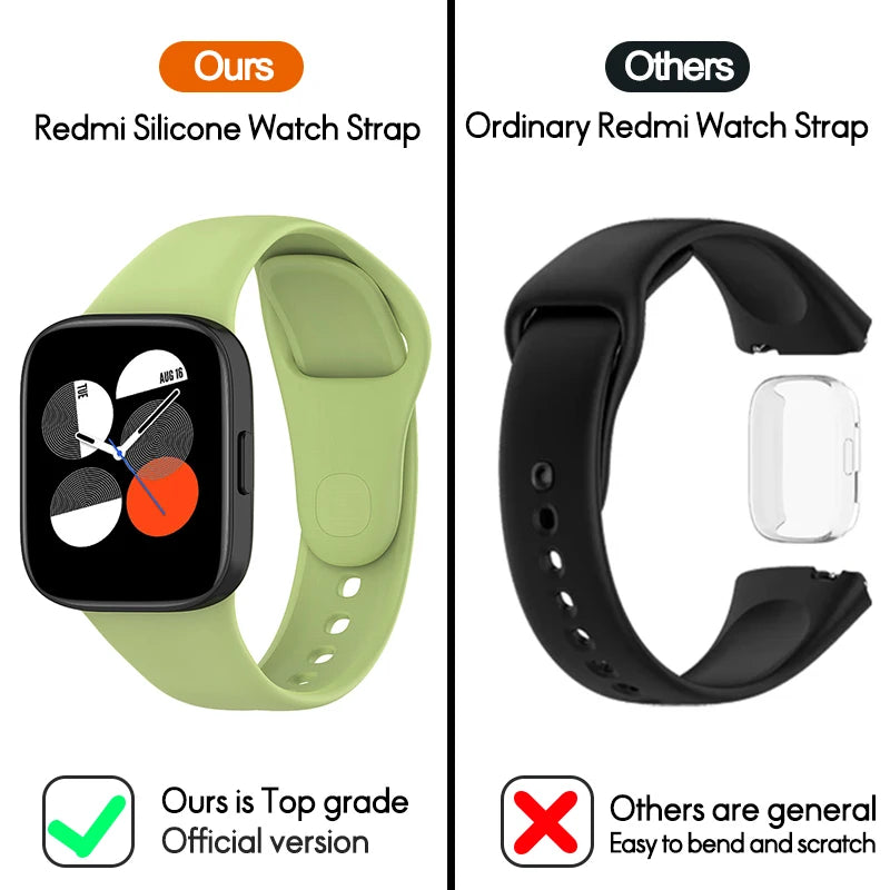 Silicone Strap For Xiaomi Mi Watch 2 3 Lite Mi poco Watch band For Redmi watch 2 Lite 3 Active Wrist Redmi watch 3 lite Bracelet