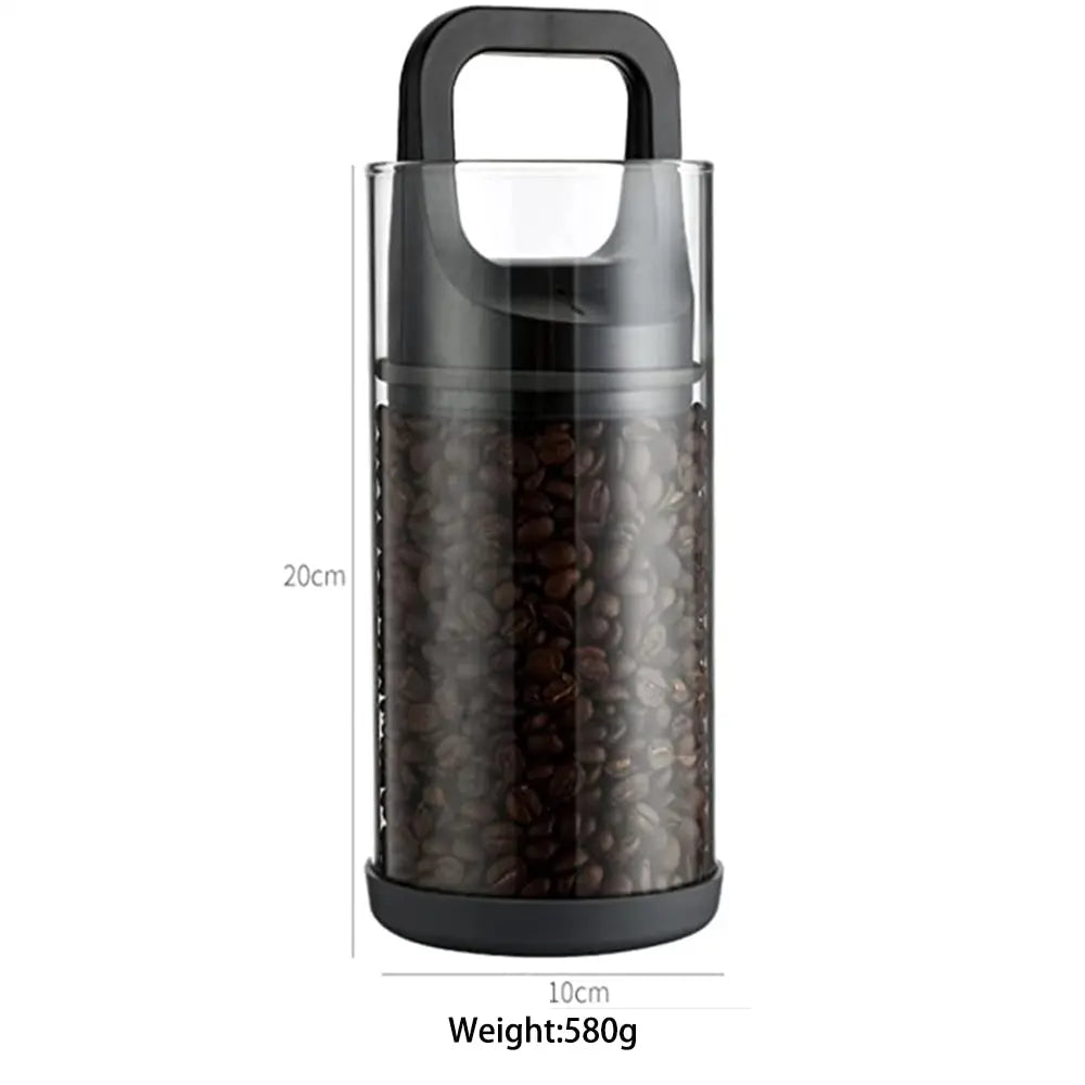 Clear Container Coffee Cans Vented and Vacuum Sealed Beans Fresh Keeping Tank Moisture Proof Storage