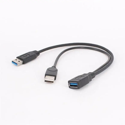 Y-line Durable Usb Extension Cable Usb 3.0 Data Transmission Cable Compatible With Mobile Hard Disk Length 35cm Hdd Data Cable