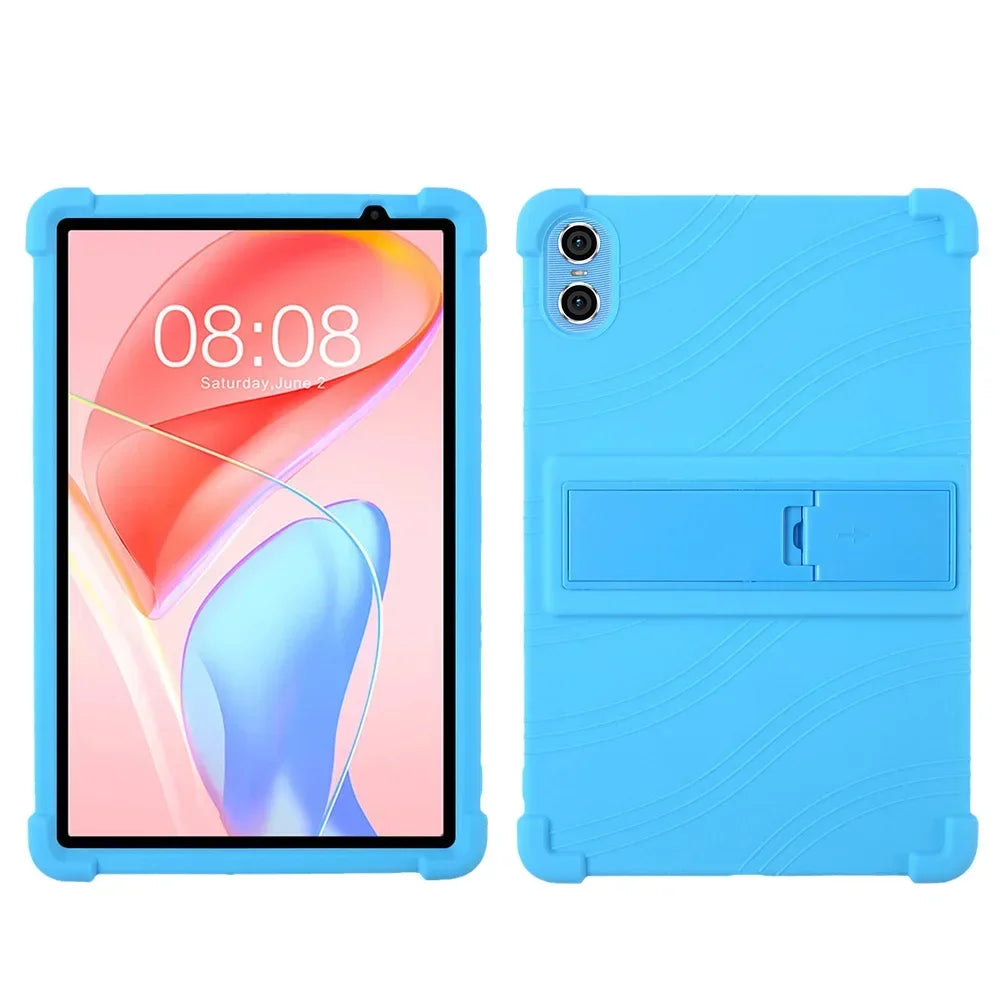 For Silicone Anti Fall Cover Stand Cover for TECLAST P26T /Vortex T10 /Vortex T10M /Vortex T10M Pro Plus 10.1" Tablets  Soft