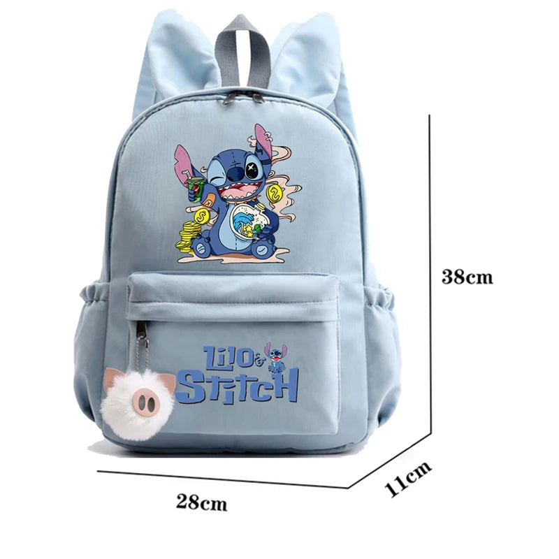 Disney Stitch Backpack for School Girl Boy Student Teenager Children Rucksack Women Casual Mochila Bags Kids Birthday Gifts Toys